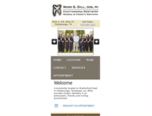 Tablet Screenshot of marksdilldds.com